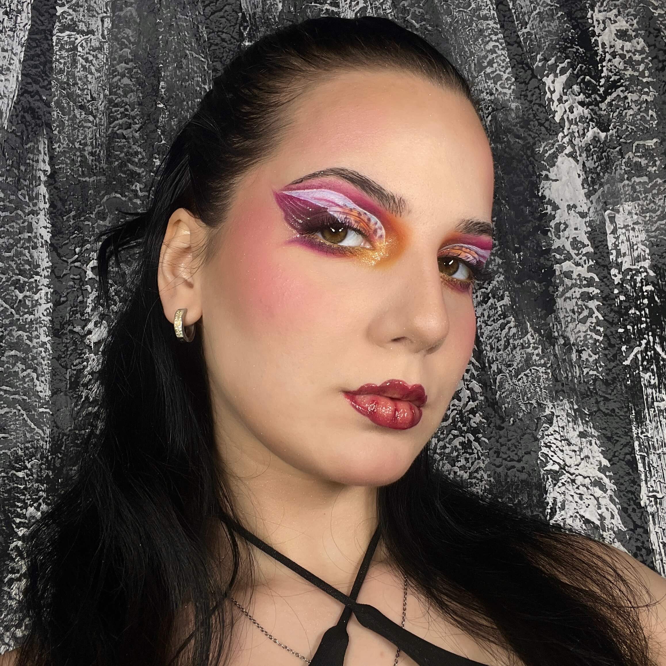Colorful makeup look 5